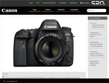 Tablet Screenshot of cpn.canon-europe.com